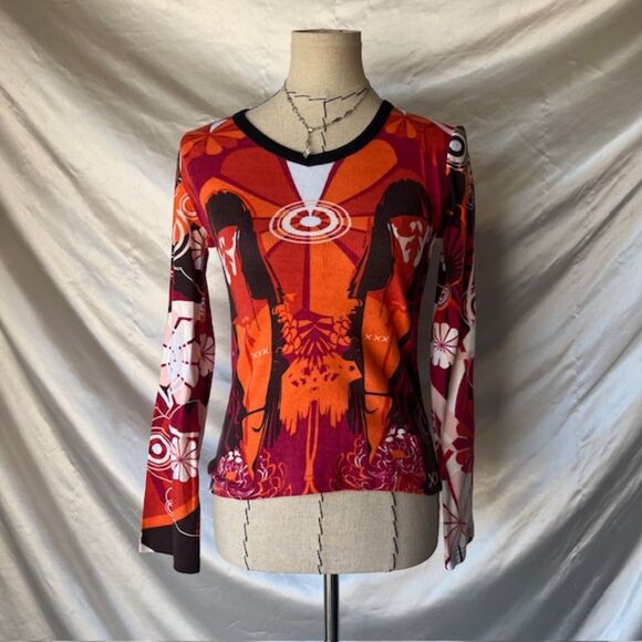 Hayes Deadstock with tags euro orange top - Picture 1 of 6